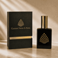 Couture Home & Body perfume and box in a sunlight room.