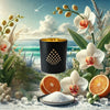 Saltwater Orchid blends sea salt, citrus, and orchid blooms, capturing the fresh elegance of a seaside garden. A refreshing and inviting coastal escape.